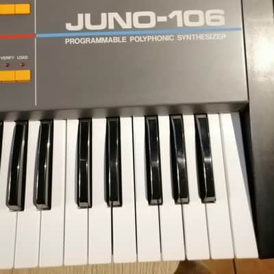 Roland Juno-106 61-Key Programmable Polyphonic Synthesizer 1984 - 1985 - Black image 5