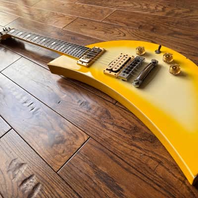 1982 Kawai Moonsault MS-700 Electric Guitar Harvest Banana MIJ Japan image 5