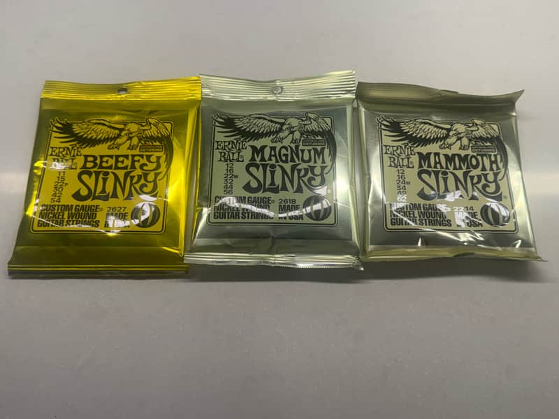 Ernie Ball Slinky Beefy/Magnum/Mammoth 1 pack each image 1