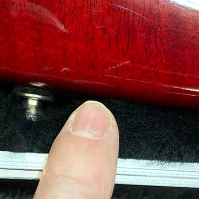 Fender American Select Mahogany Stratocaster HSS with Rosewood Fretboard - 2011 - Crimson Red Transparent image 13