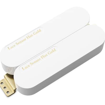 LACE Sensor Hot Gold Dually Humbucker (12k) - White image 1