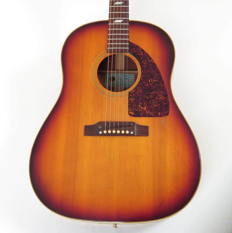 1967 Epiphone Texan FT-79 Sunburst Acoustic Guitar image 1