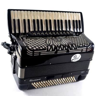 Immagine S.E.M Recanati “Piermaria Classique” Cassotto Accordion 120 Bass (41 Keys, LMMM) – Case, Brand New Straps, Musette – Certified + Video - 2