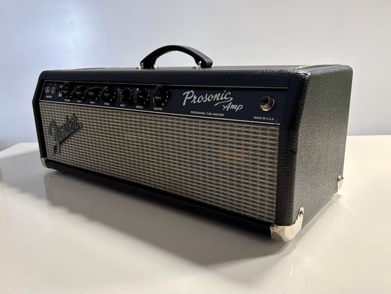 Fender Prosonic Amp 2-Channel 60-Watt Guitar Amp Head 1996 - 2001 - Black image 1