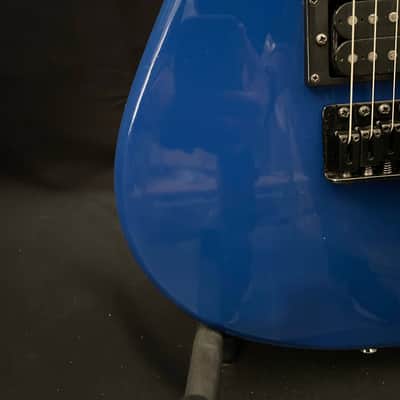 Samick Superstrat made in Korea Superstrat blue Hss image 5