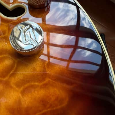 2024 Gretsch G5655T-QM Electromatic Center Block Jr. Hard Shell Case - Sweet Tea image 13