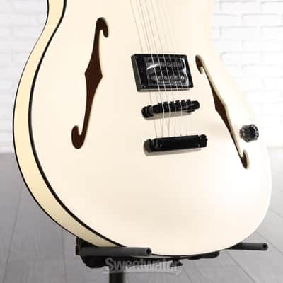 Fender Tom DeLonge Starcaster Semi-hollowbody Electric Guitar - Satin Olympic White (StarDelongeSOWd1) image 5