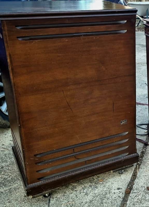 Leslie 122A Leslie ORGAN CAB RESTORED W/OC3 cab. Restored/modded 1960/2015 - Walnut image 1