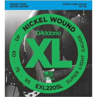 D'ADDARIO EXL220SL (Super Long) XL nickelplated steel image 1