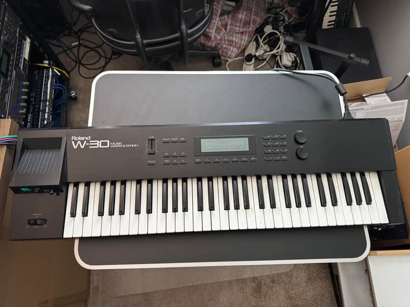 Roland W-30 12 bit Vintage Sampling Workstation + SCSI + Gotek image 1