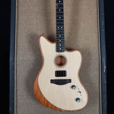Fender American Acoustasonic Jazzmaster 2022 Very Cool Hybrid Guitar! (GB-33) image 2