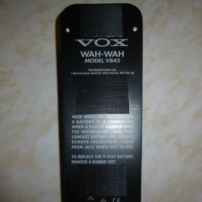 Vox V845 Classic Wah 2009 - Present - Black image 2