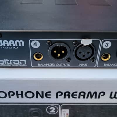 Warm Audio WA-412 4-Channel Mic Preamp 2016 - Present - Black image 10