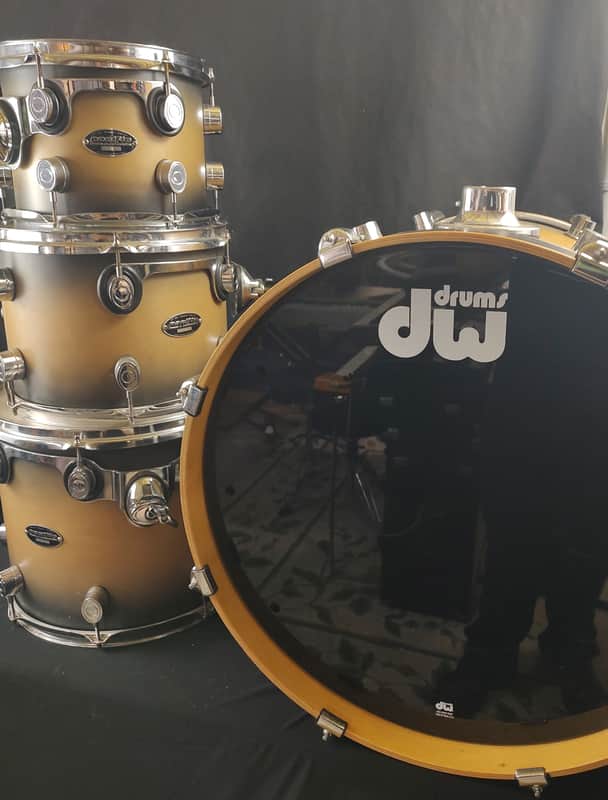 fs tobacco $475 PDP Birch burst 5pc Birch drum set. All birch shells, true pitch tension rods and a killer finish. Nice heads, this is a pro looking and sounding kit on WT Middle East FS