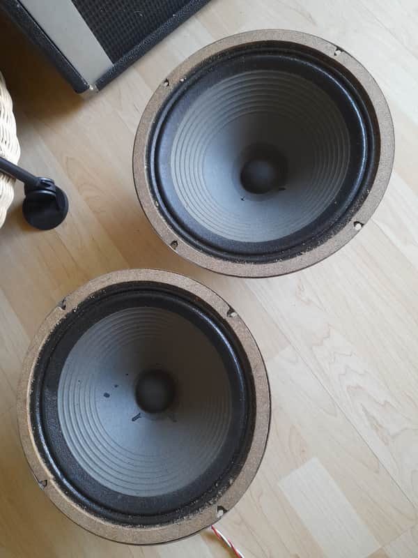 December 1970 Celestion G12H T1234 Pulsonic pre-Rola 12 inch speaker pair image 1