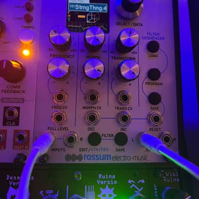 Rossum Electro-Music Morpheus Stereo Morphing Z-Plane Filter Eurorack Module 2016 - 2021 - Silver image 2