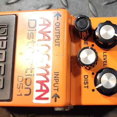 Boss DS-1 Distortion Modded Analogman Pro/Midrange Knob Mod Taiwan Mids image 3