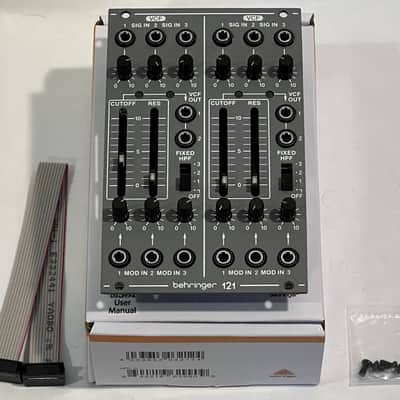 Behringer 121 Dual VCF Eurorack Synthesizer Module 2020 - Present - Black image 1