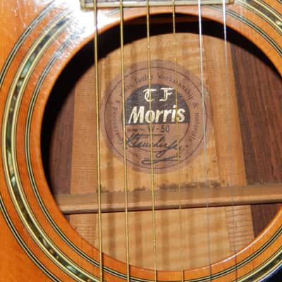 MIJ - MORRIS W50 1978 - TERRIFIC - MARTIN D41 STYLE - ACOUSTIC GUITAR image 4