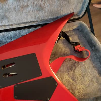 Kramer Vanguard Flying V Red Sparkle Reverse Headstock! image 9