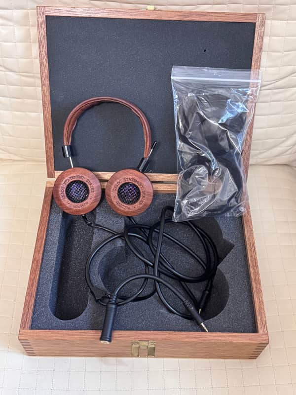 Grado GS2000e Statement Series Open-Back Headphones w/ Brand New Grado G Cushions & Wood Box image 1