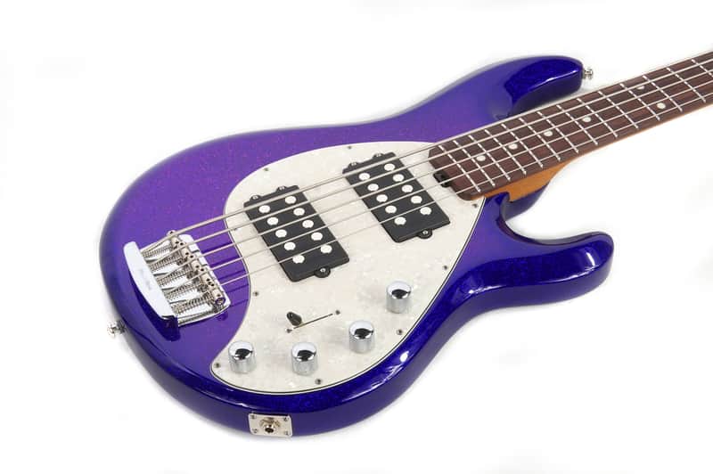 Ernie Ball Music Man StingRay 5HH Special - Violet Sparkle Burst - K09686 image 1