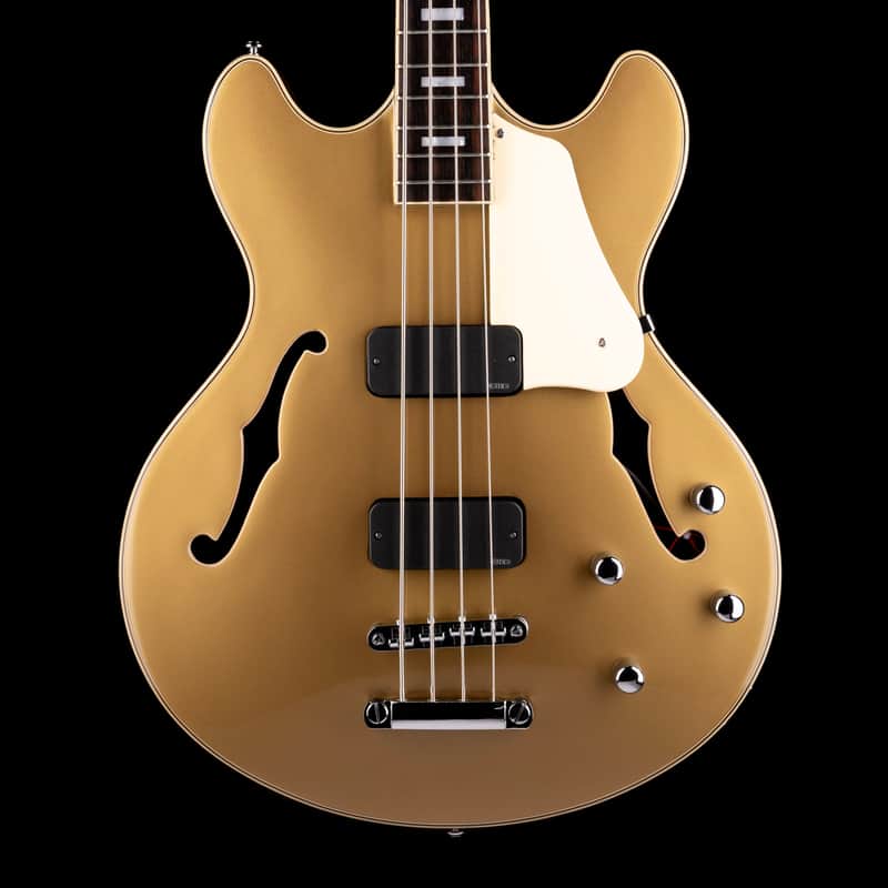 Pre-Owned Schecter Corsair Bass Metallic Gold image 1