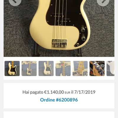 Fender Precision Classic Series 70s 2012 Olympic White image 8