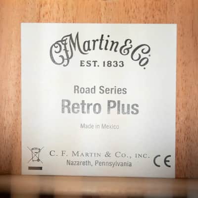 Martin 000E Retro Plus Mahogany Acoustic/Electric Guitar with Gig Bag image 15