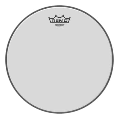 Remo BA-0212-00 12" Ambassador Smooth White image 2