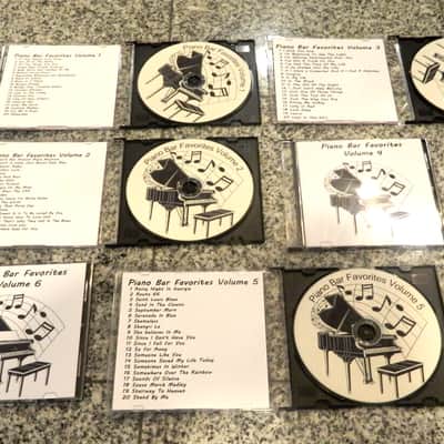 PianoDisc Player Piano 6 CD Set of Piano Bar Favorites 120 Songs over 7 Hours of music image 3