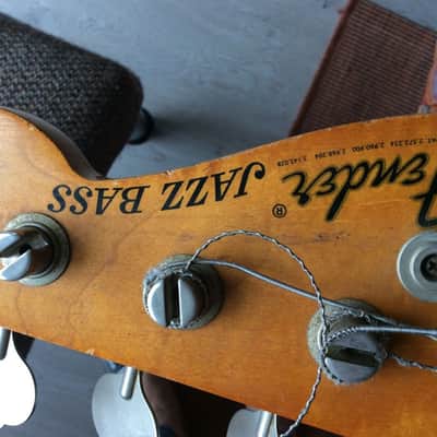 Fender Jazz Bass 1969 - 1970, sunburst, original image 3