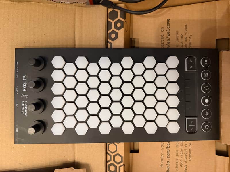 Intuitive Instruments Exquis 61-Key MPE MIDI and CV Controller 2024 - Present - Black image 1