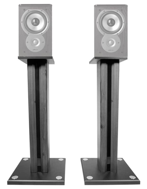Pair 26" Bookshelf Speaker Stands For Polk Audio TSi100 Bookshelf Speakers image 1