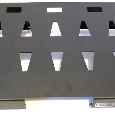 Large Aluminum Pedalboard with Rolling Case 14.5" x 22" Hook & Loop Rolling Pedalboards with wheels image 3