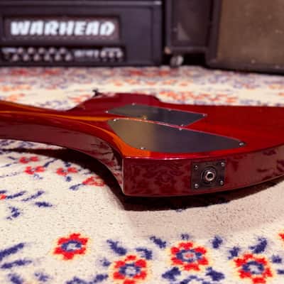 2015 B.C. Rich Mockingbird STC Slash - Made In Korea - Trans Red AAA Quilted Maple Top image 18