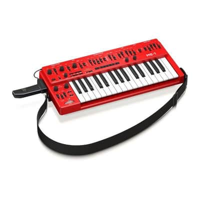 Behringer MS-1-RD 32-Key Analog Monophonic Synthesizer with 32-Step Sequencer, Red image 2