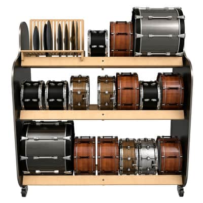 The Band Room™ Mobile Drum Storage Racks | by A&S Crafted Products image 8
