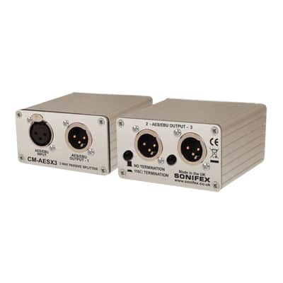 Sonifex CM-AESX3 Single 3 Way Passive AES/EBU Splitter XLR Connectors *USA Small Business* image 4