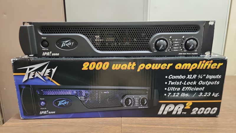 Peavey IPR2 2000 Powered PA Amp 2010s - Black image 1