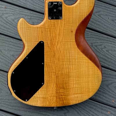 Wal Mk. II 5 string Bass 1990 stunning figured Olive Ash 1 of a kind & ready for your collection ! image 5