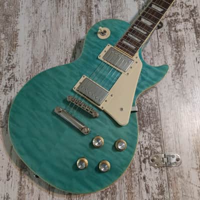 Epiphone Les Paul Standard '60s Quilt Top 2025 GC Exclusive Blue Full Size Body Pau Ferro Fretboard