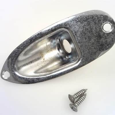 True Custom Shop® Factory Aged Chrome Boat Jack Plate for Fender Stratocaster image 1
