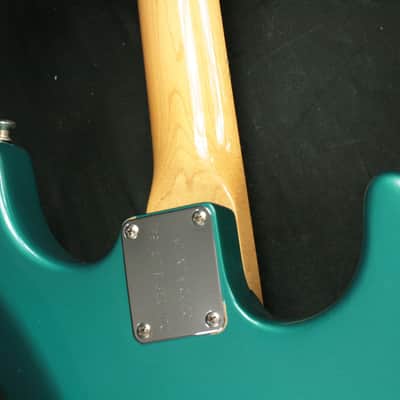 Guitars R Us Strat 1995 Ocean Turquoise - lefty - built for and signed by CoCo Montoya image 2