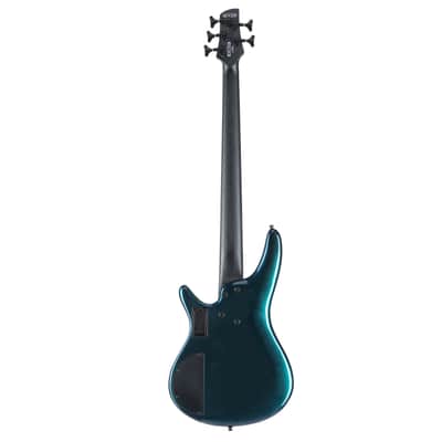 Ibanez Ibanez Bass Workshop SRMS725 Multiscale Blue Chameleon - 5-String Electric Bass image 5