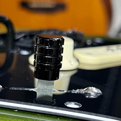 Kinnatone Bruno Grenade knurled Aluminum 3 or 5 way Blade style Switch Tip. For Strat or Tele image 2