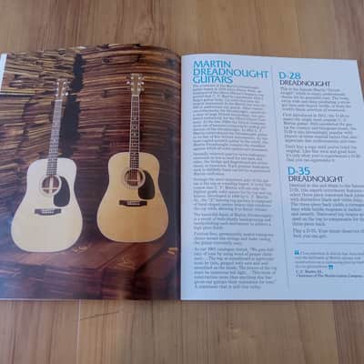 Vintage 1986 CF Martin Instruments Full-Color Guitar Catalog! Rare, Original Case Candy, Paperwork! image 4