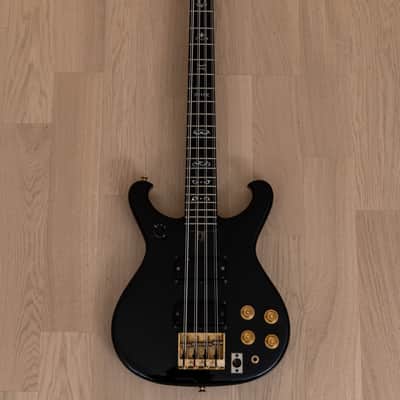 1983 Greco BK-1200 Custom Order Vintage 8 String Neck Through Bass Black, 100% Original w/ T-Bird Pickups, Japan Fujigen image 2