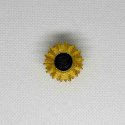 Vol and Tone Set - Gold Spiral Gear Custom Guitar Knobs image 4