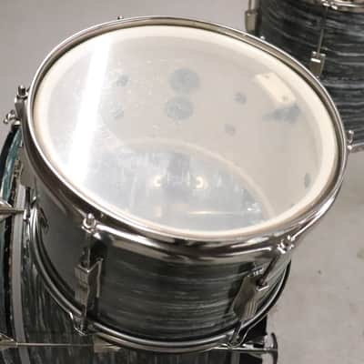 Ludwig Club Date 3pc Drum Kit Set Blue Oyster Pearl Vintage 1960's 20/14/12" image 19